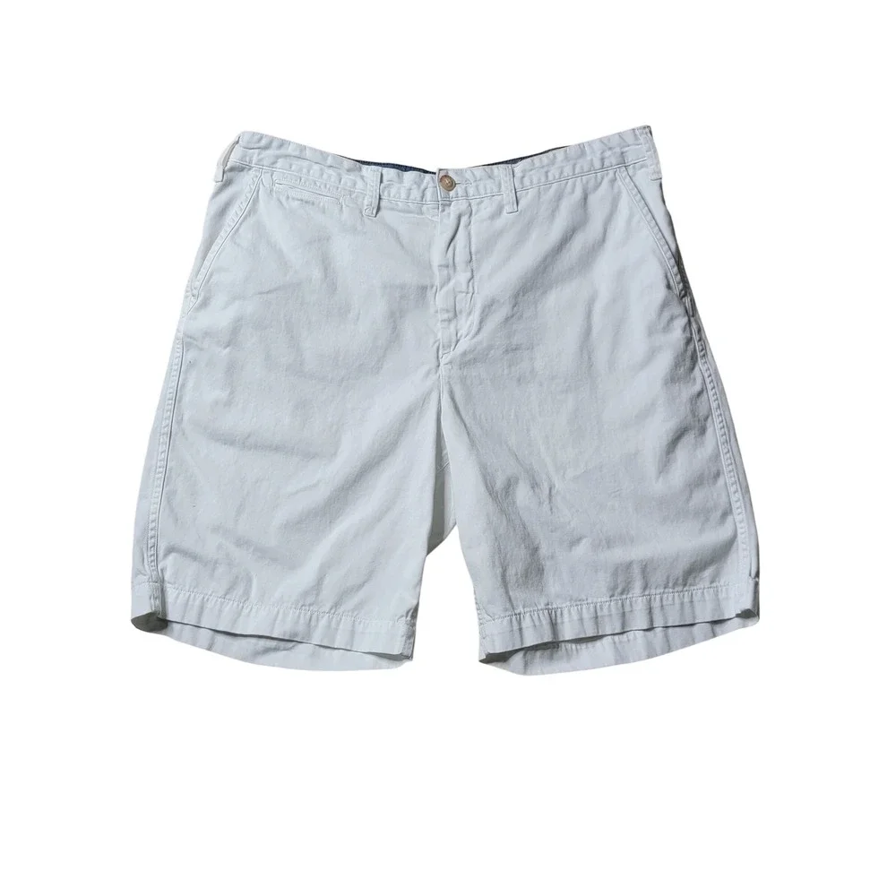 Polo Ralph Lauren Shorts Mens Size 36 Cotton Twill Relaxed Fit White Preppy